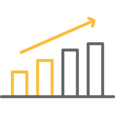 grafik ikonu vektör illüstrasyonu