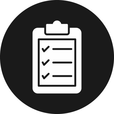 Kontrol Listesi Basit Vektör Simgesi ResmiComment