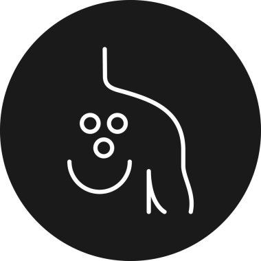 Bir köpeğin vektör çizimi