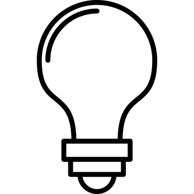 Fikir simgesi vektör illüstrasyonu