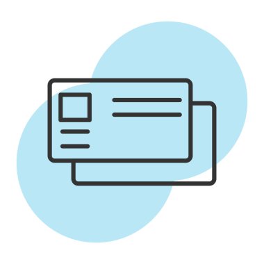 Web sayfası ikon vektör illüstrasyonu