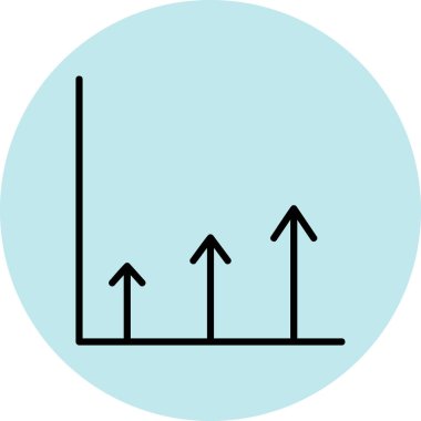 grafik ikonu vektör illüstrasyonu