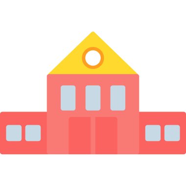 Bina. Web simgesi basit tasarım