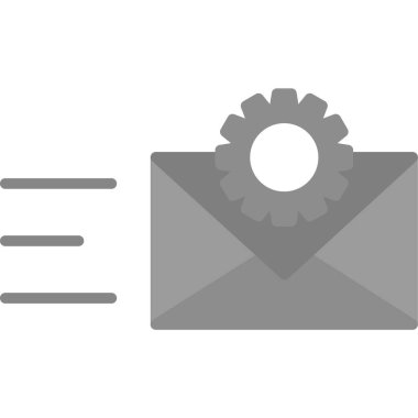 e-posta simgesi katı biçimli