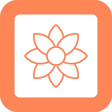 güzel çiçek vektör illüstrasyonu