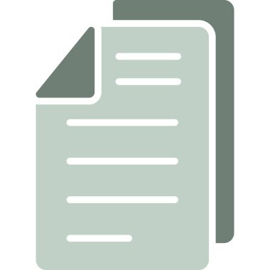 belge dosya vektör illüstrasyonu