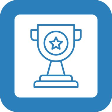 kupa simgesi vektör illüstrasyonu