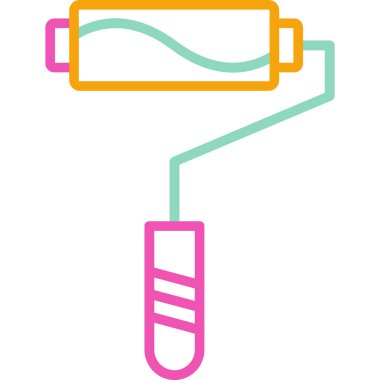 Boya fırçası. Basit resimleme