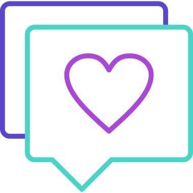 Konuş. Web simgesi basit illüstrasyon