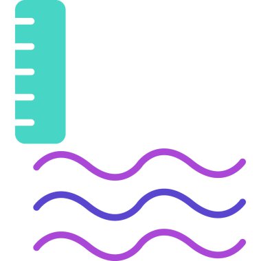 Termometre. Web simgesi basit illüstrasyon