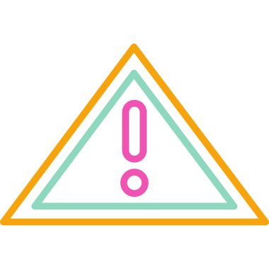 uyarı işareti vektör illüstrasyonu