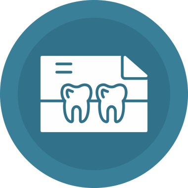 Diş bakımı ikonu. vektör illüstrasyonu