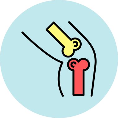 Kırmızı yay ve halatın vektör çizimi