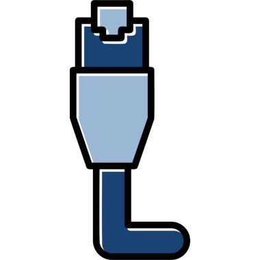 Dolgu simgesi vektör illüstrasyonu