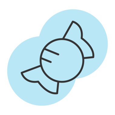 Bulut. Web simgesi basit illüstrasyon