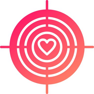 hedef simge vektör illüstrasyonu