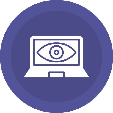 Göz simgesi vektör illüstrasyonu