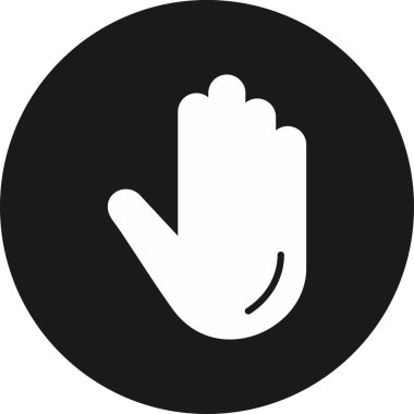 el simgesi vektör illüstrasyonu