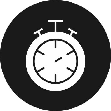 Alarm simgesi vektör illüstrasyonu