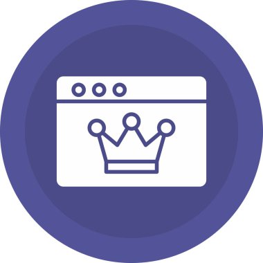 İzole edilmiş bir vektör sanat simgesi tasarımı