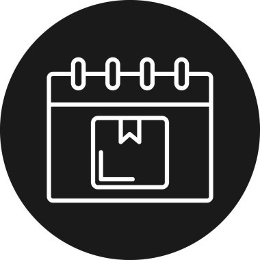 Vektör Takvimi Ico, vektör illüstrasyonu