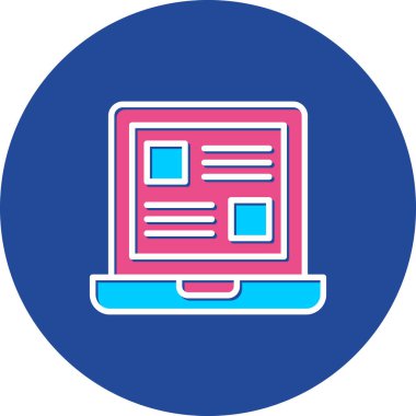 seo modern simgesinin vektör illüstrasyonu