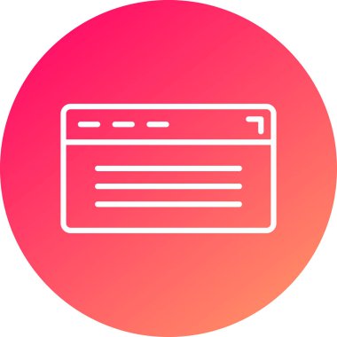 Modern simgenin vektör illüstrasyonu