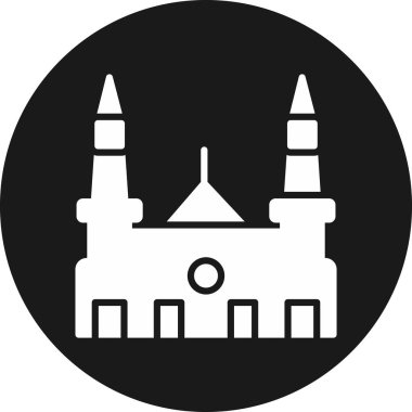 Moda tarzında cami simgesi