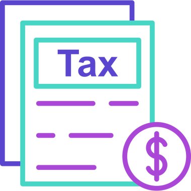 Fatura. Web simgesi basit illüstrasyon