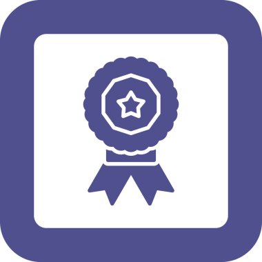 ödül simgesi, basit vektör illüstrasyonu