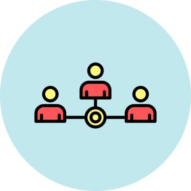 şebeke. Web simgesi basit illüstrasyon