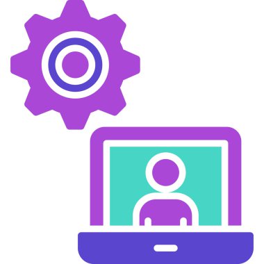 Web simgesi, vektör illüstrasyonu