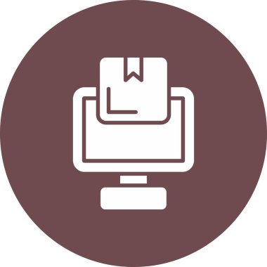 Modern dizüstü bilgisayar simgesinin vektör illüstrasyonu