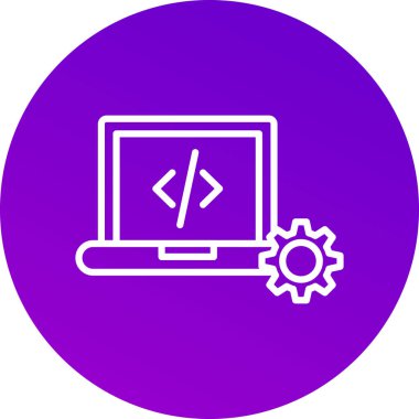 seo modern simgesinin vektör illüstrasyonu