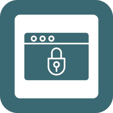 Web simgesi vektör illüstrasyonu