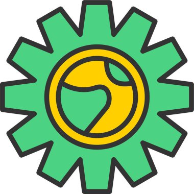 Güneş. Web simgesi basit illüstrasyon