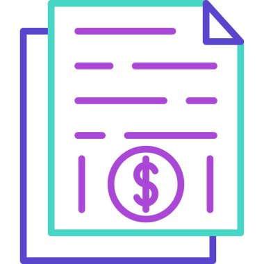 Dolar. Web simgesi basit illüstrasyon