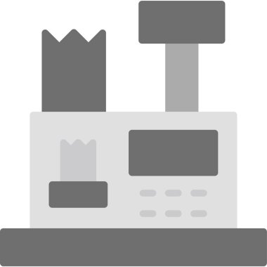 Bina. Web simgesi basit illüstrasyon