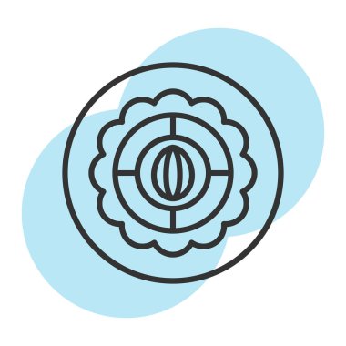 Çiçek ikonu, vektör illüstrasyonu. düz tasarım biçimi