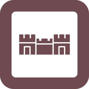 bina simgesi, vektör illüstrasyonu