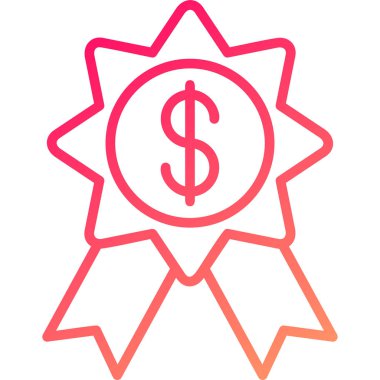 Dolar. Web simgesi basit tasarım