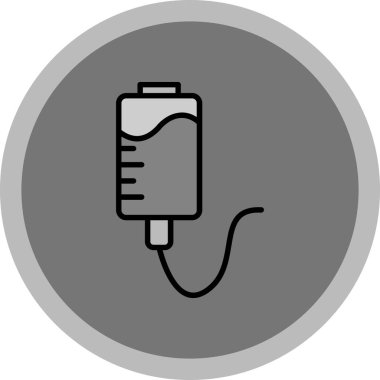 Benzersiz elektrik vektör çizgisi simgesi