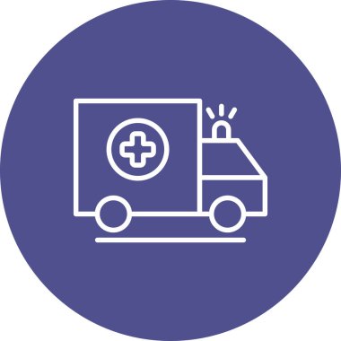 Vektör Ambulans simgesi çizimi