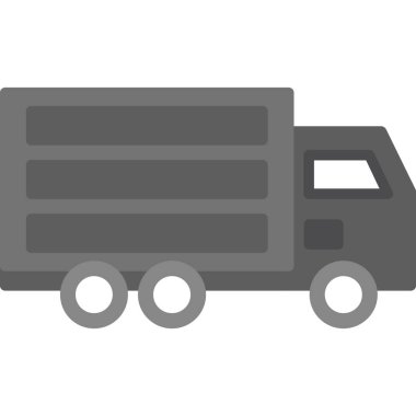 Kamyon Basit Vektör Simgesi ResmiComment