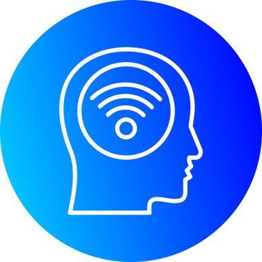 Vektör Beyin simgesi illüstrasyonu