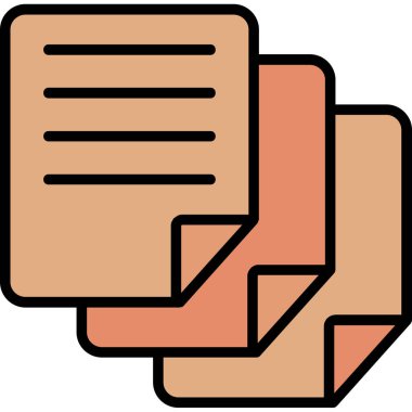 dosya belge simgesi vektör illüstrasyon tasarımı