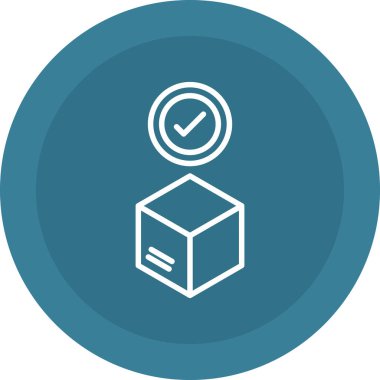 vektör çemberi modern simge tasarımını kontrol et