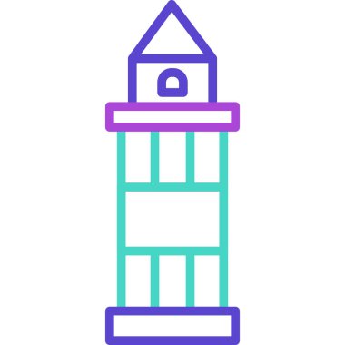 Bina. Web simgesi basit illüstrasyon