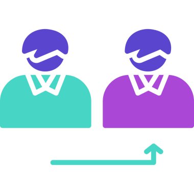 Şeffaf bir arkaplanda kullanıcı vektör çizimi. Birinci kalite semboller. Konsept tasarım için vektör çizgisi simgesi. dizayn.