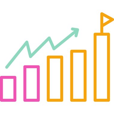 Grafik simgesini. Vektör çizim